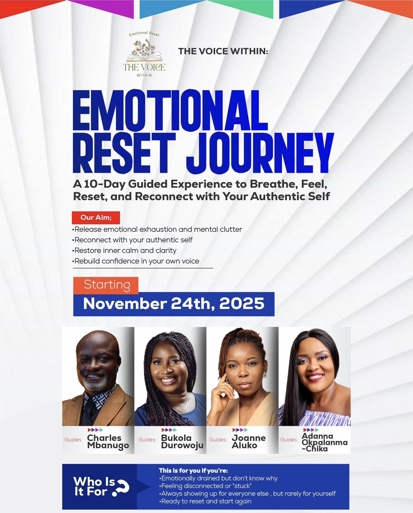 Emotional Reset Journey Flyer